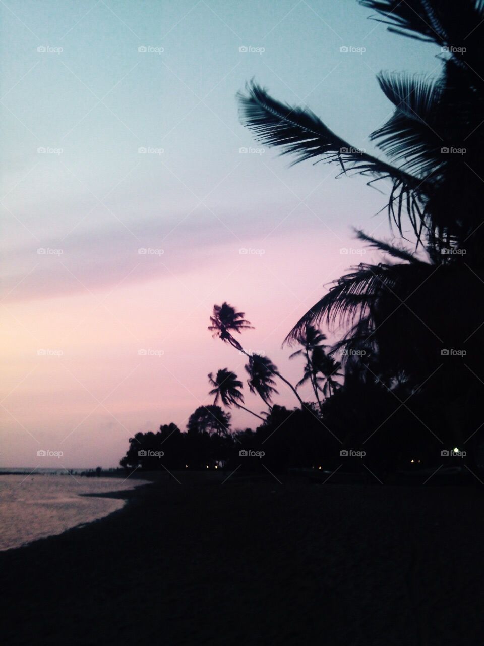 Sun set , beruwala Sri Lanka 