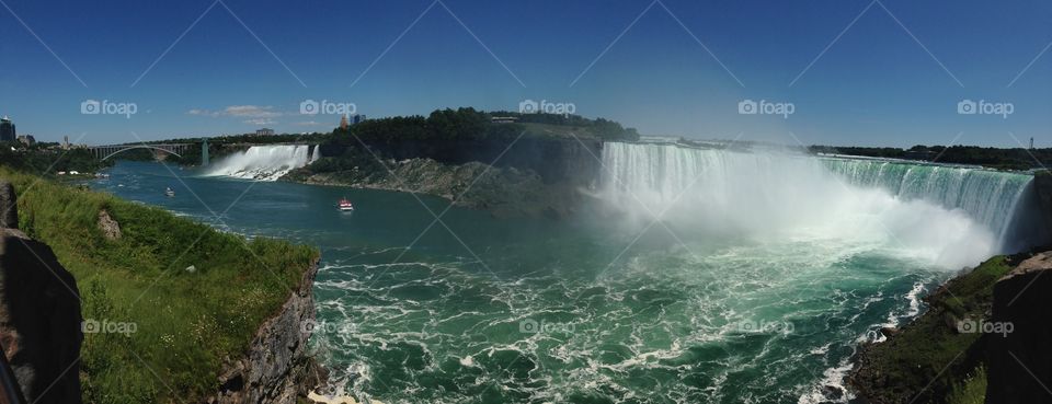 Niagara Falls. First day in Canada