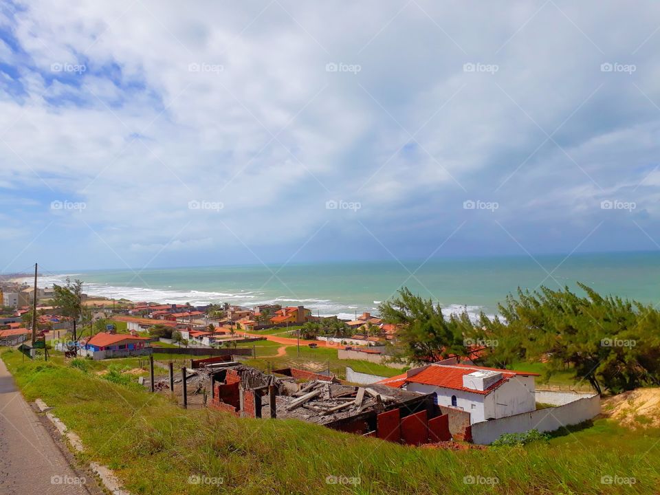 Neighborhood Nisia Floresta , Rio Grande do Norte. Beautiful view of the neighborhood