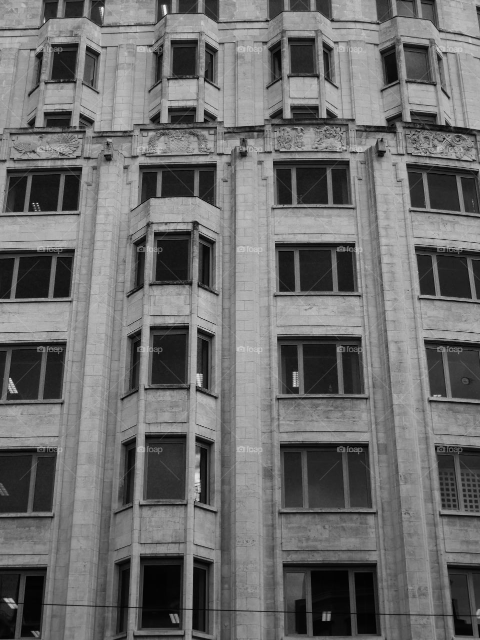 Art deco building in Antwerp