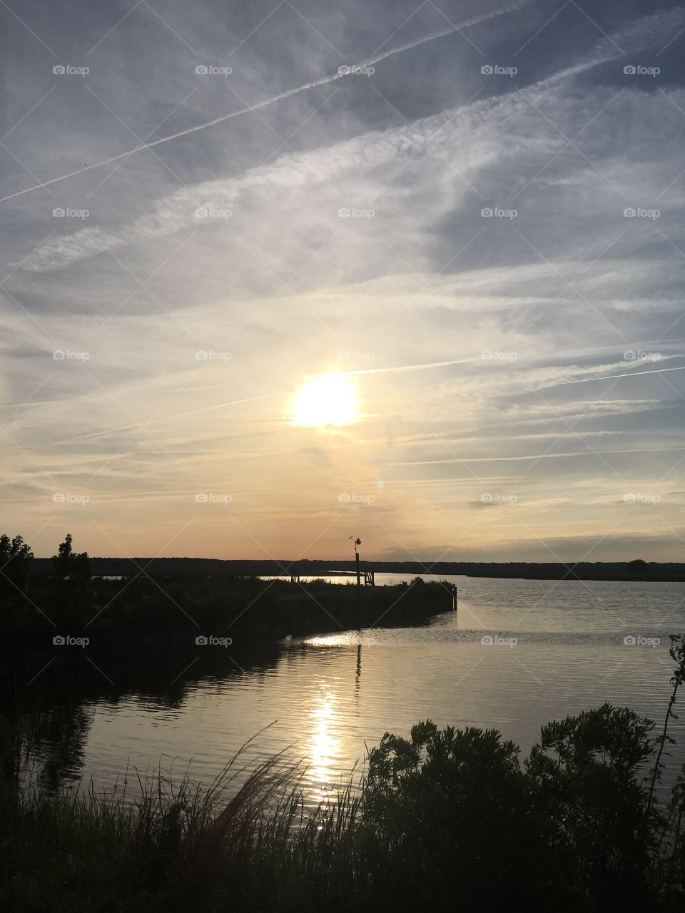 Sunrise on the river 