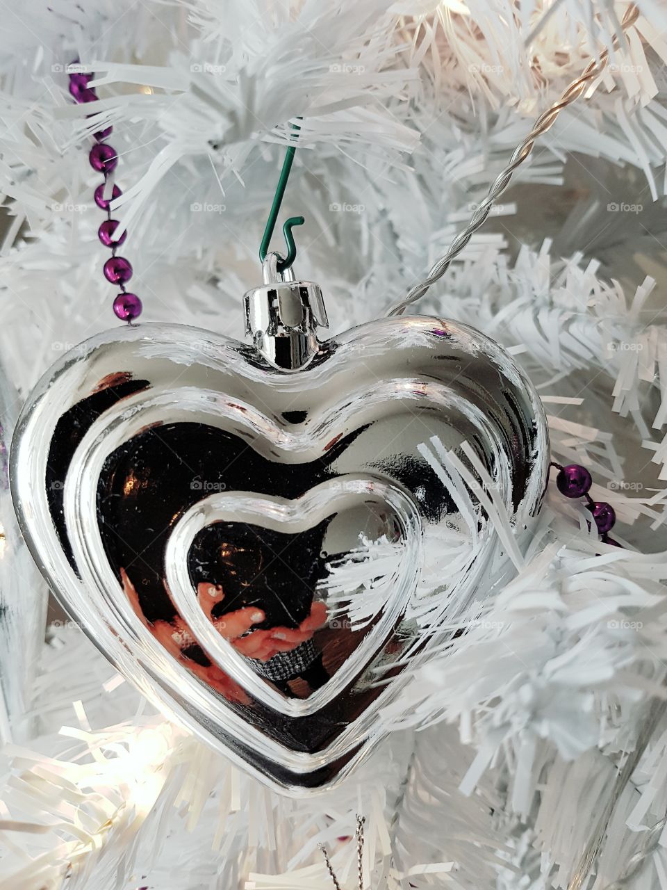 Herz Dekoration zu Weihnachten