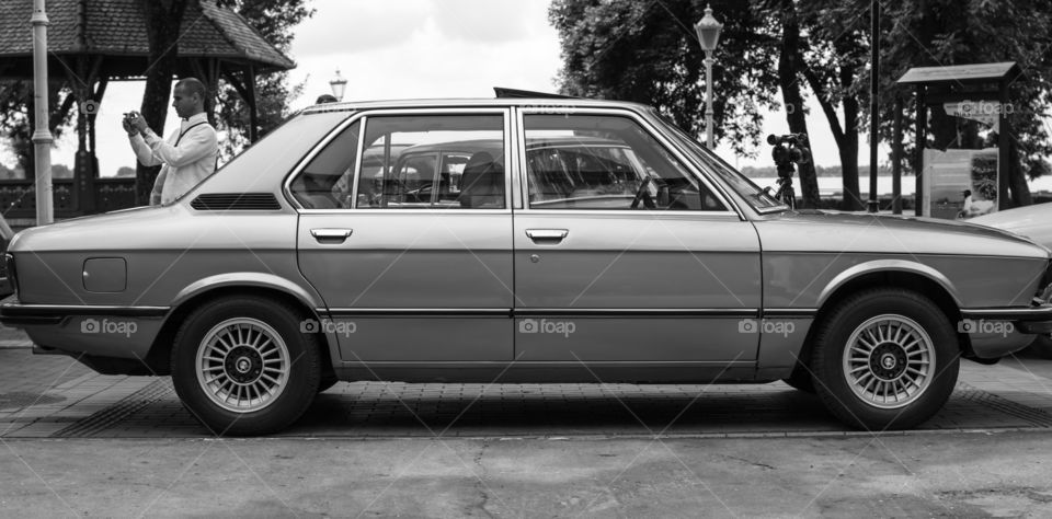 old vintage BMW car