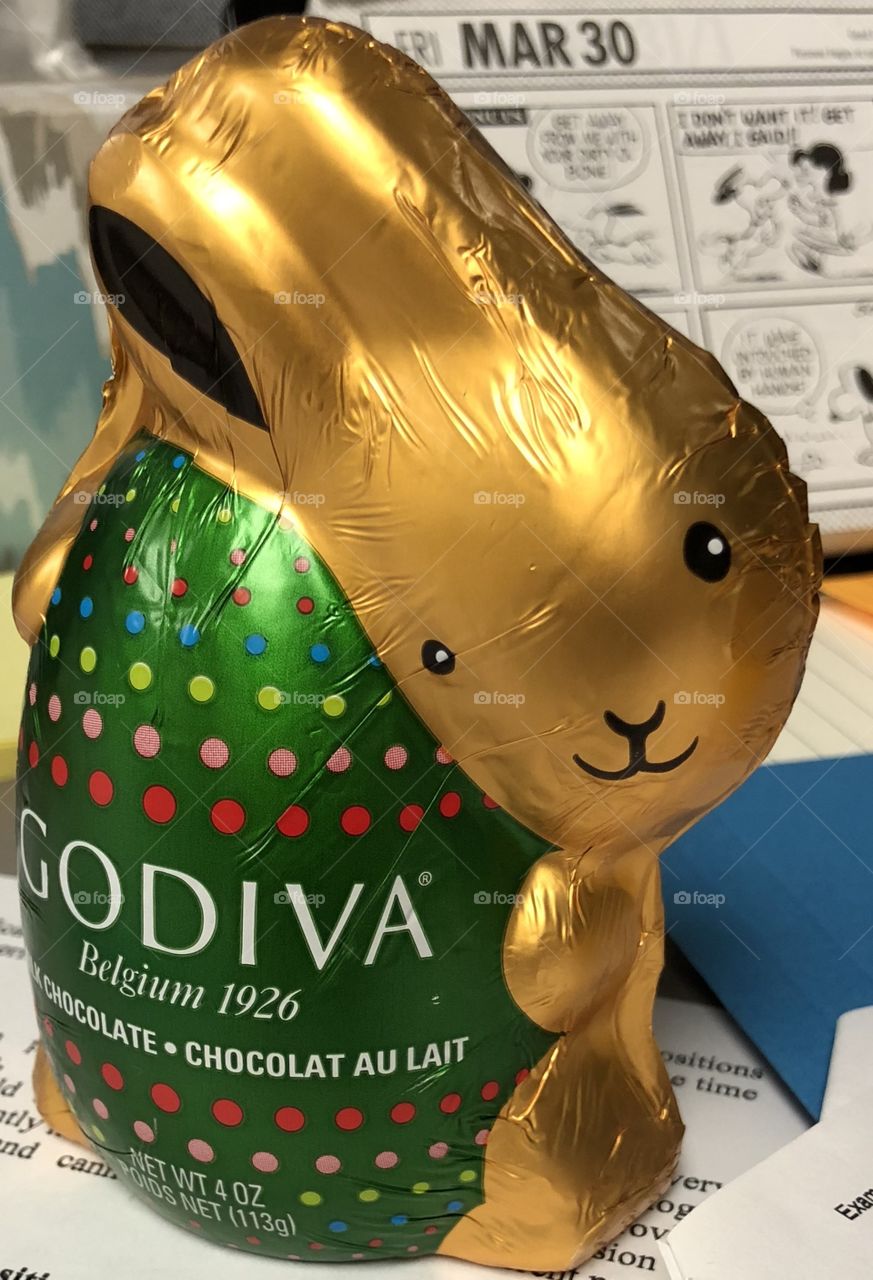 Godiva Chocolate Easter bunny