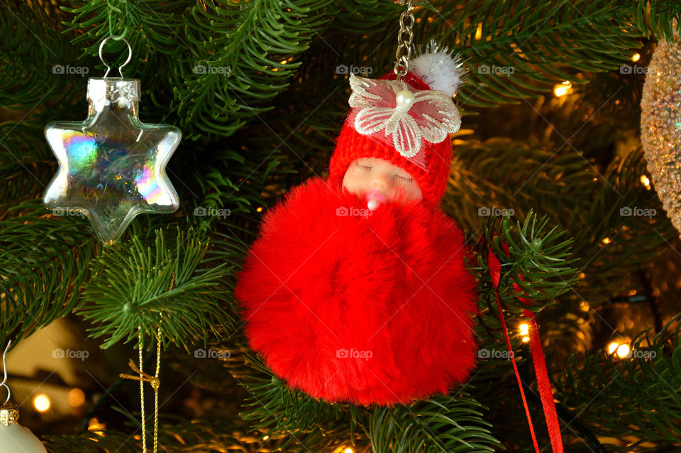 red christmas decoration