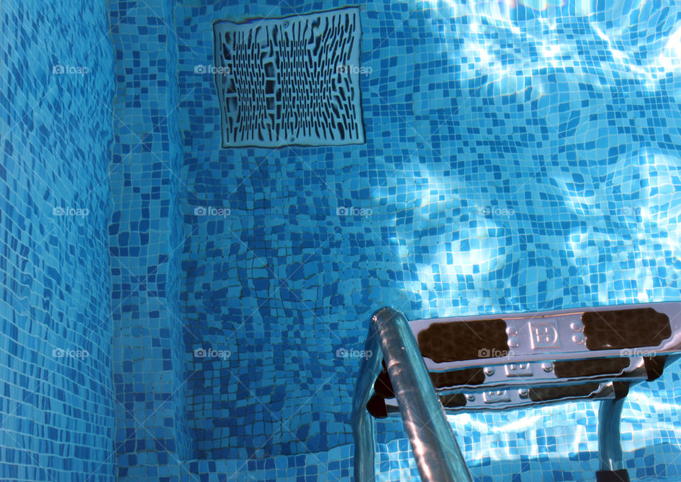 water metal pool latter by barkai