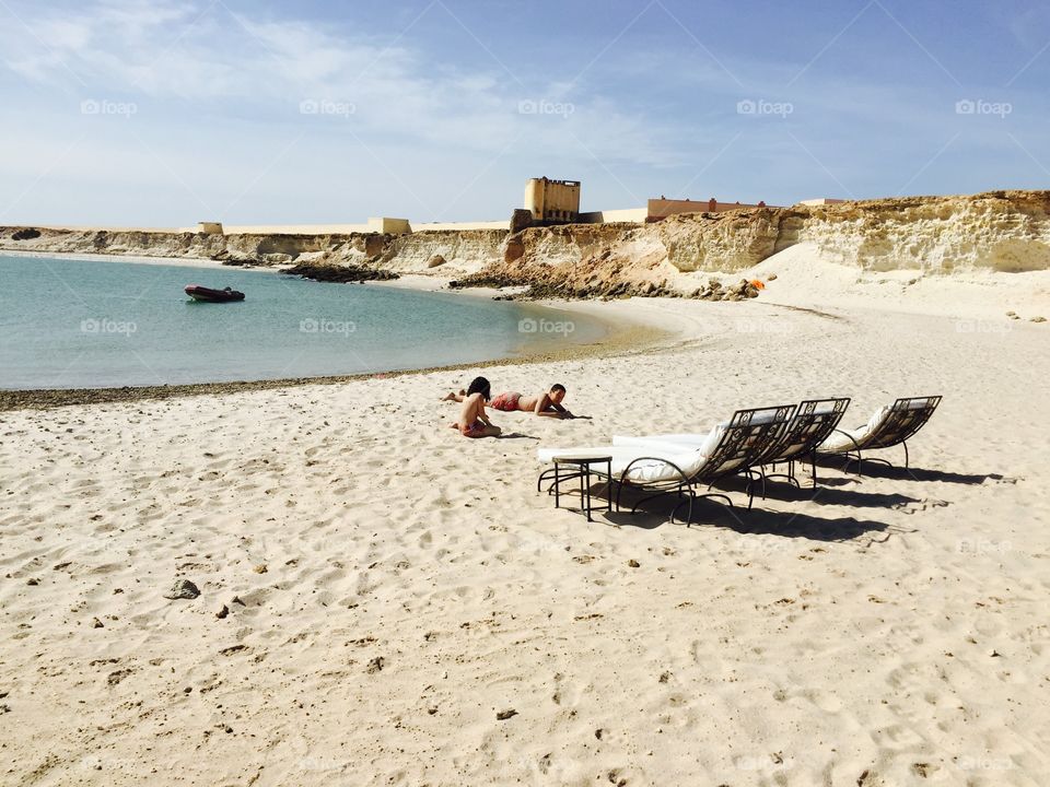 Beach sea Morocco 