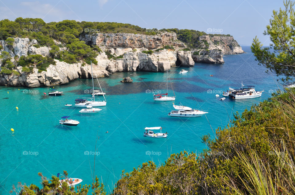 Menorca island view 