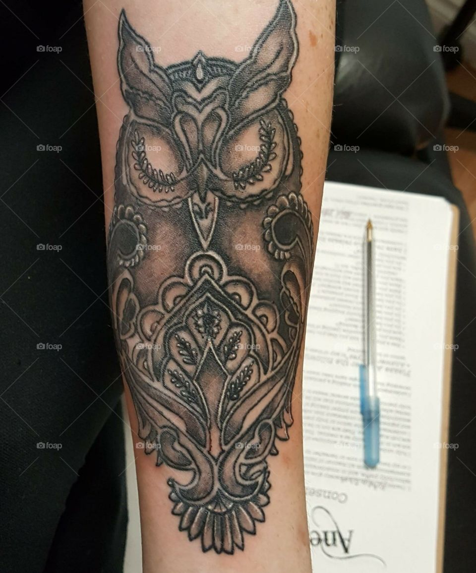 spirtual owl on MU arm