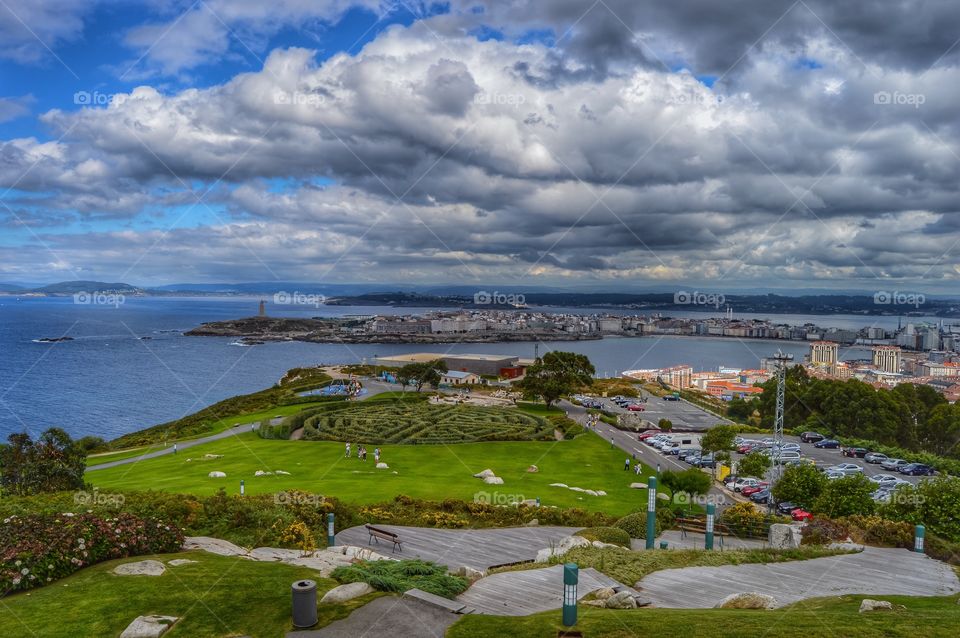 A Coruña desde el Monte de San Pedro (A Coruña - Spain)