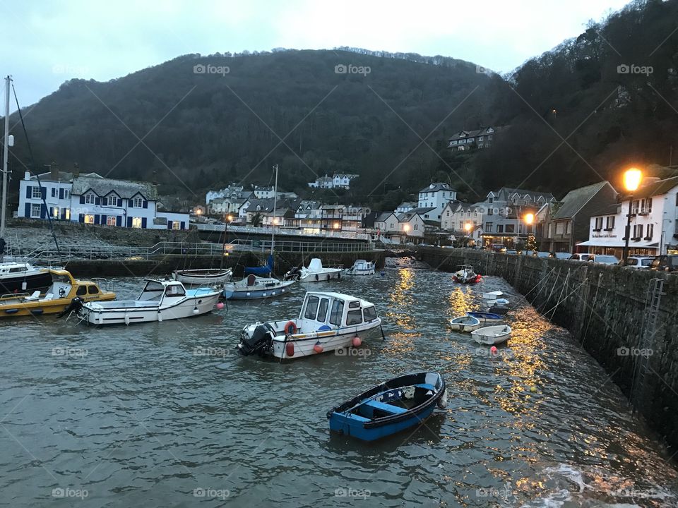 LynmouthHarbour in Winter 2017