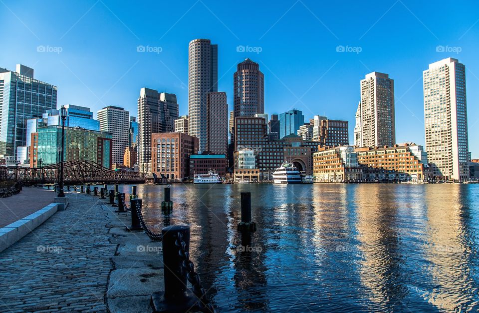 View of boston city