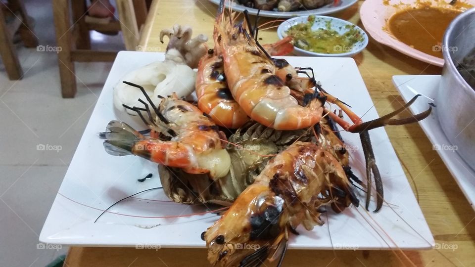 Seafood, Food, Shellfish, Shrimp, Fish