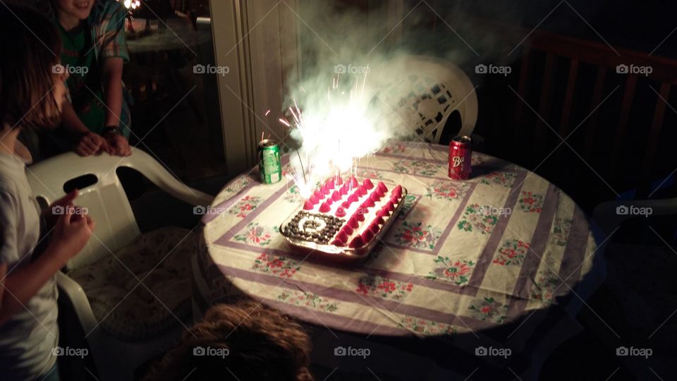 USA birthday cake