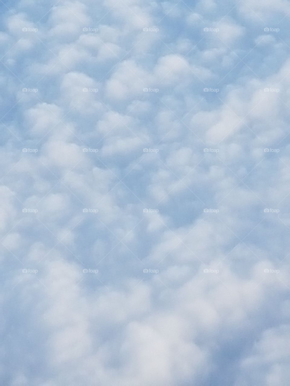 Cloud formations from the air