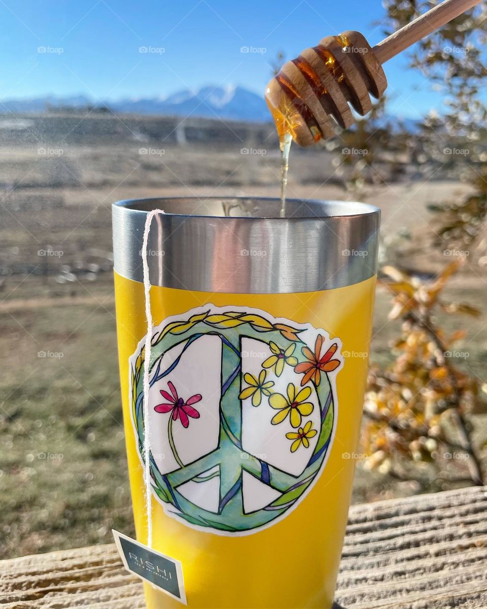 Cinnamon Plum Tea, Snowcapped Mountain and Golden Honey. ❤️