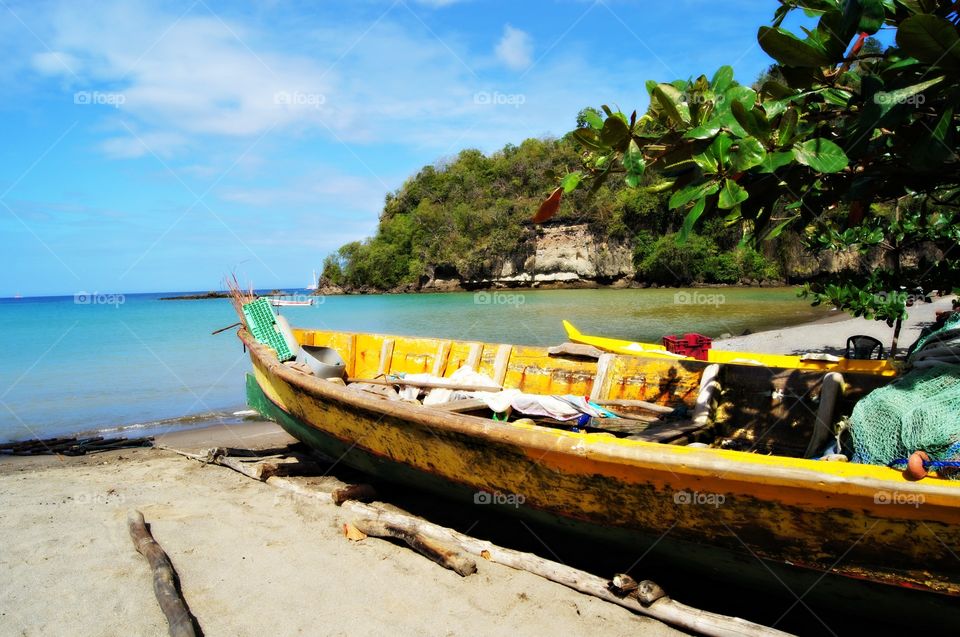 Boat on the sea