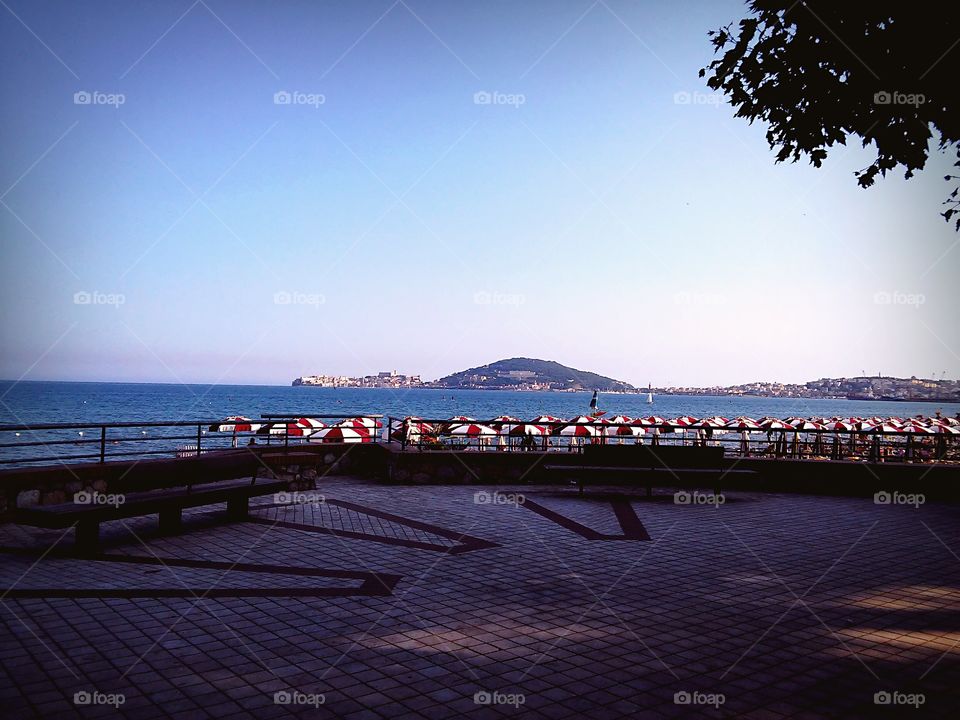 Seafront. Formia, Italy