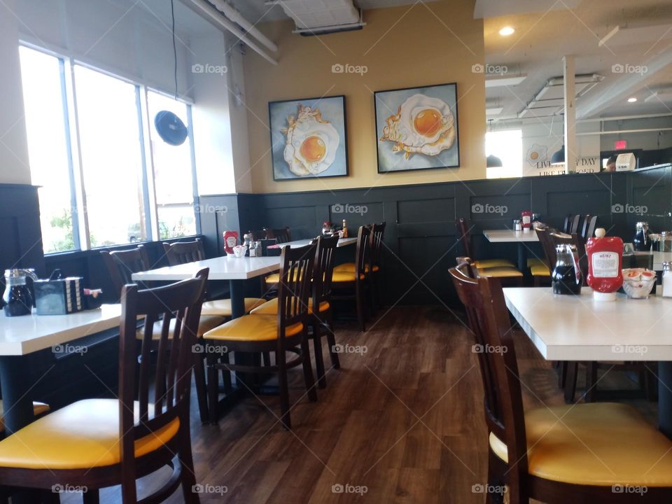 cafe view very empty in here