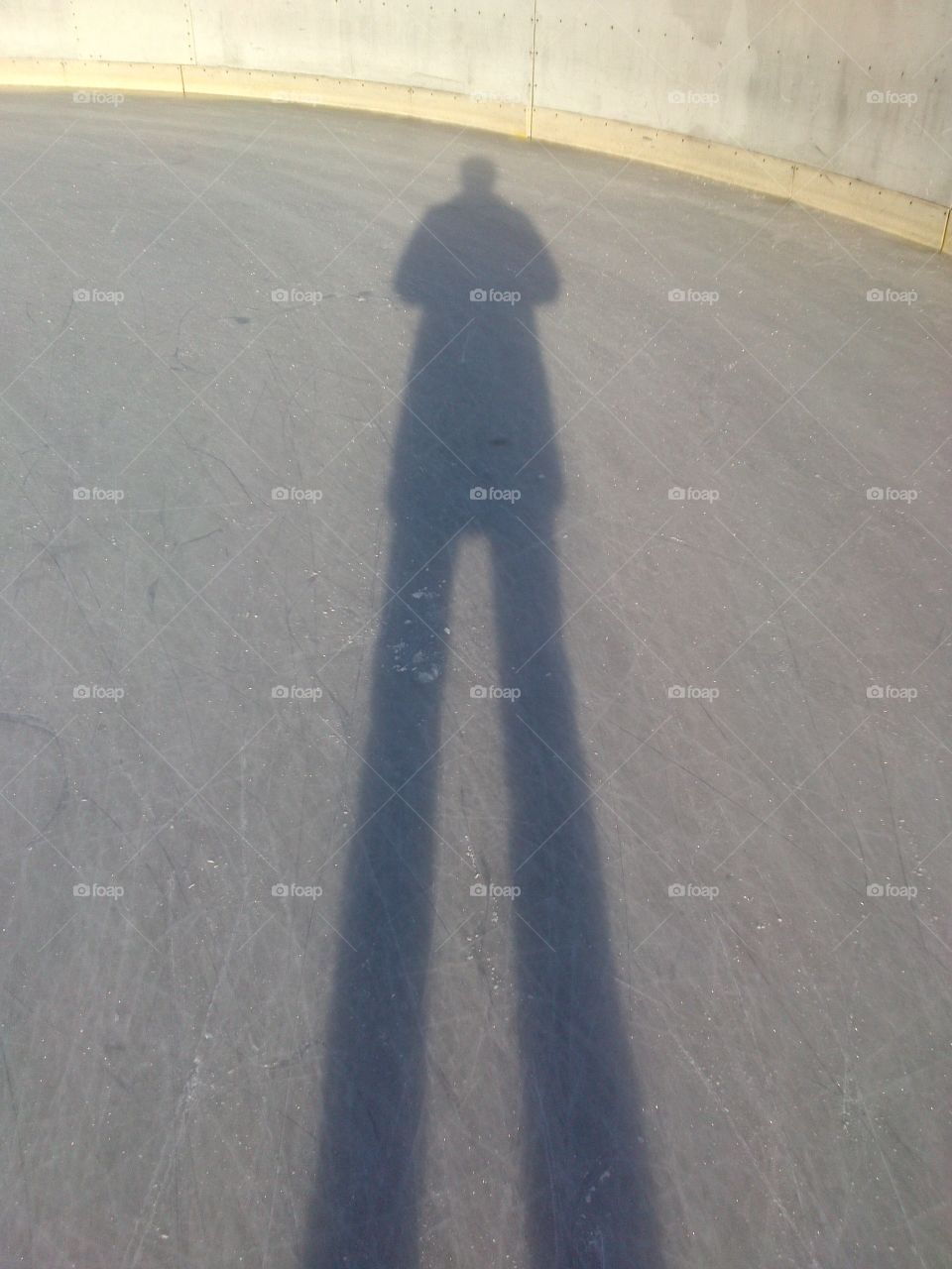 skating ring shadow