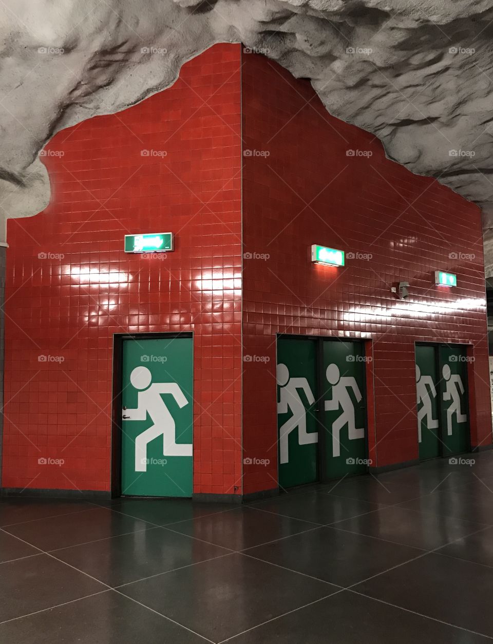 metro station in Stockholm