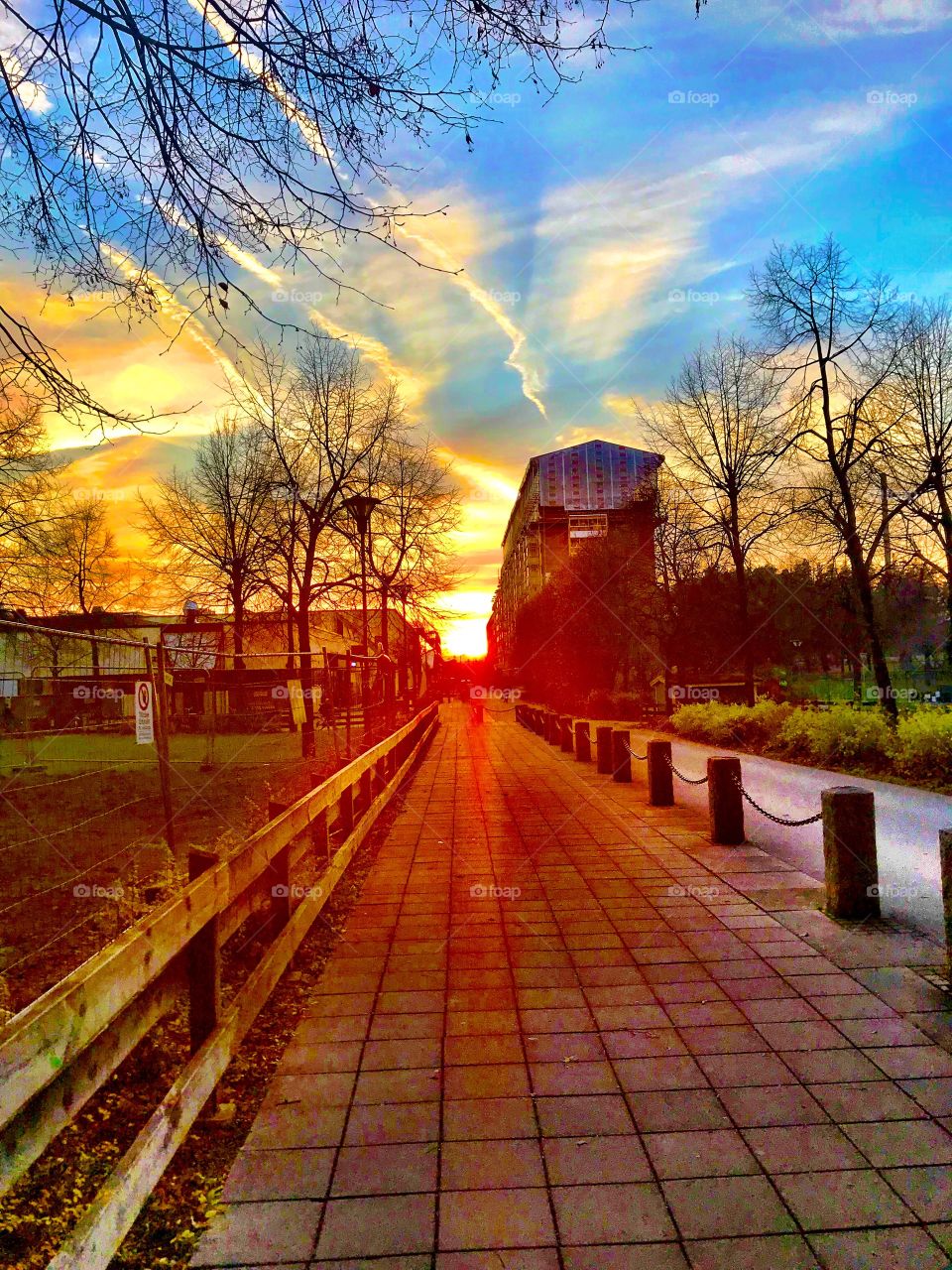 Sunset in Scandinavia 