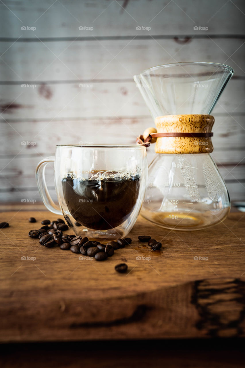 Fresh Pour over coffee