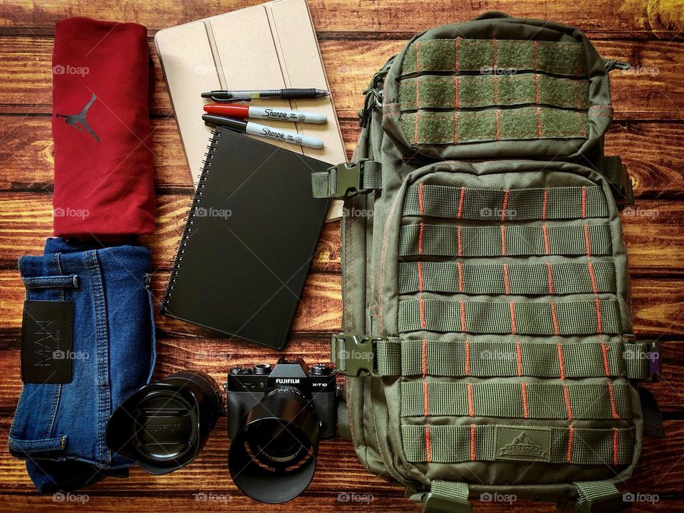 Photographer’s equipment bag, equipment bag for photography, selling digital images using Foap, using the Foap app to sell images, making money from Foap, Foap app makes money for photographers 