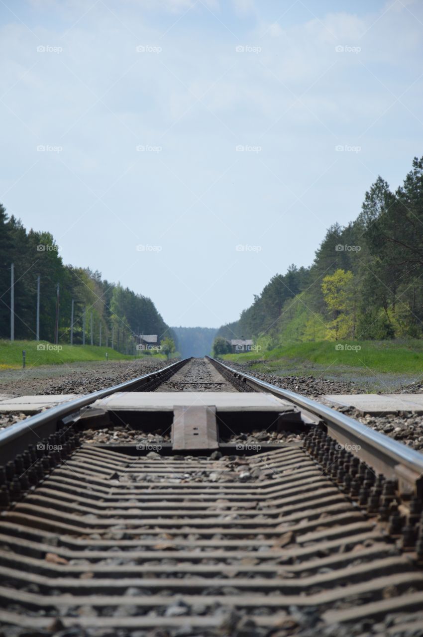 railroad in country