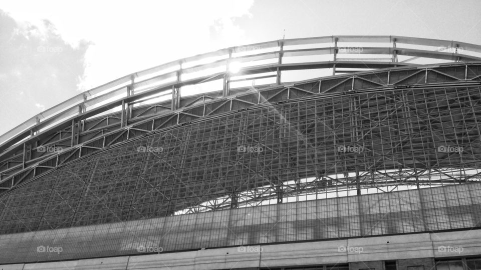 Architecture. Stadium With Retractable Roof