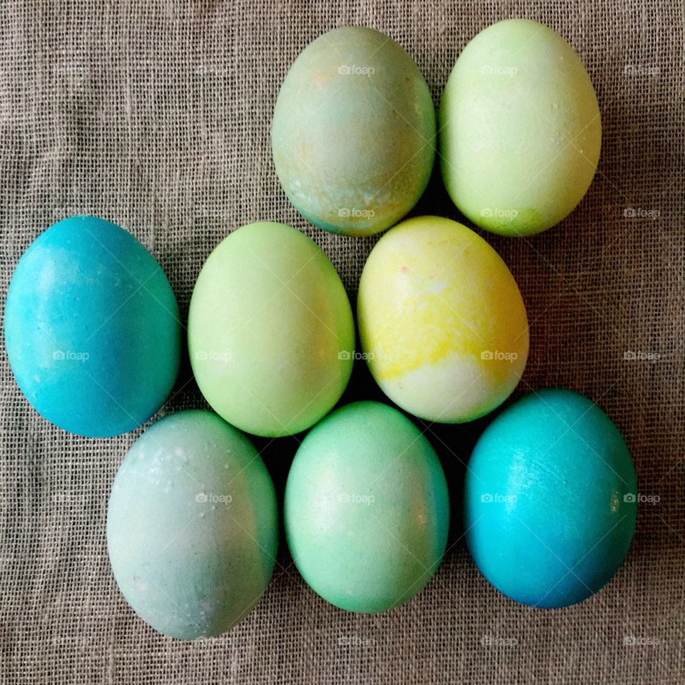 Easter Eggs Cluster 