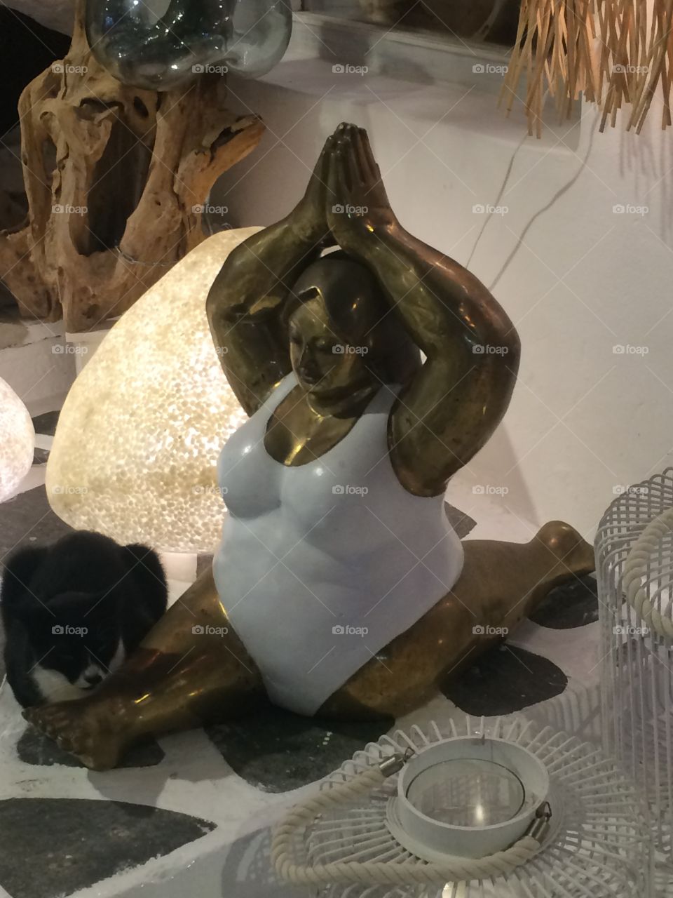 Yoga statue 