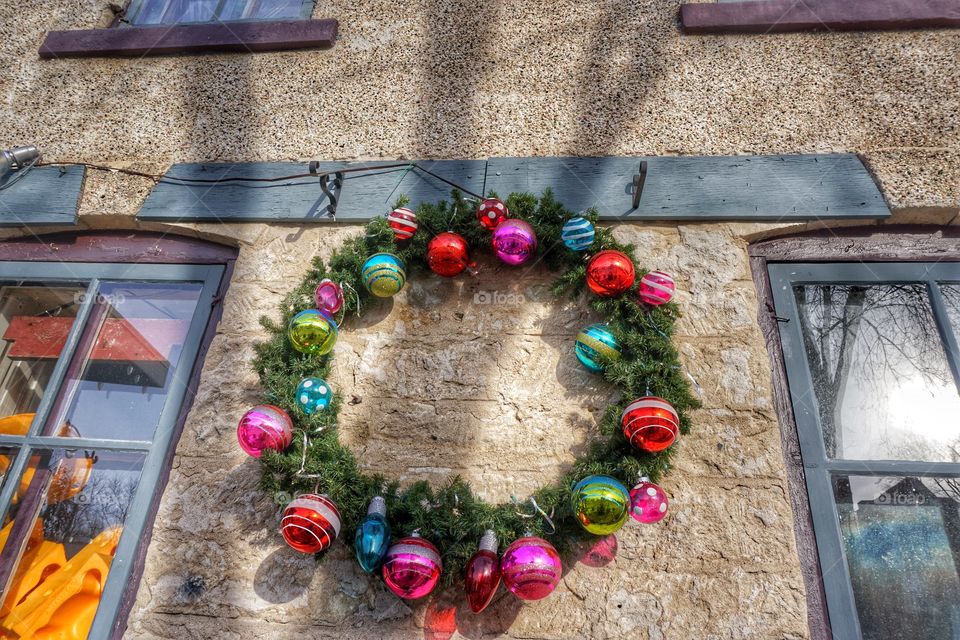 Pretty Wreath With Ornaments