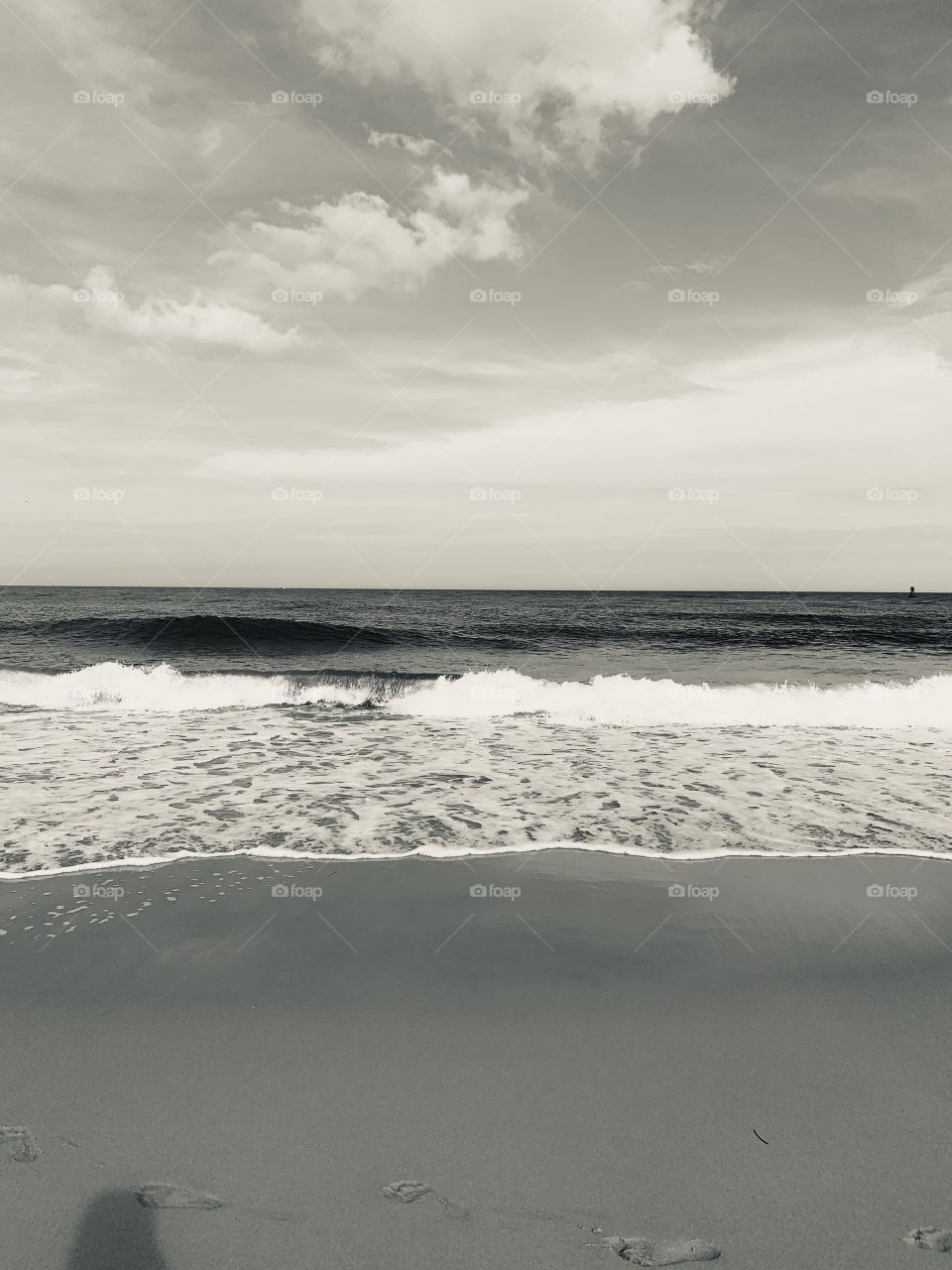 Waves crashing