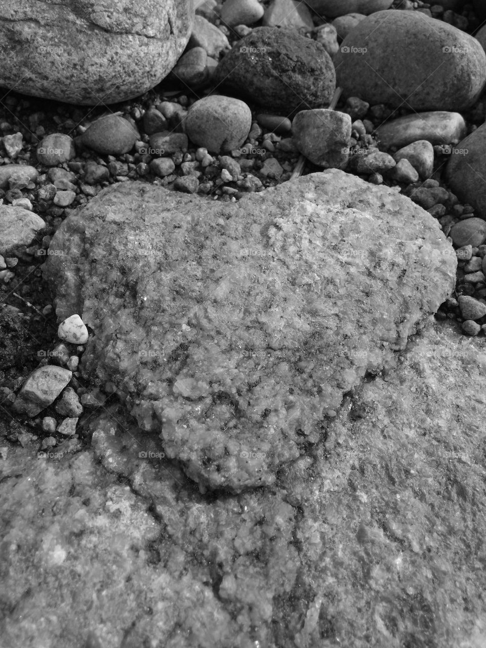 heart of stone bw