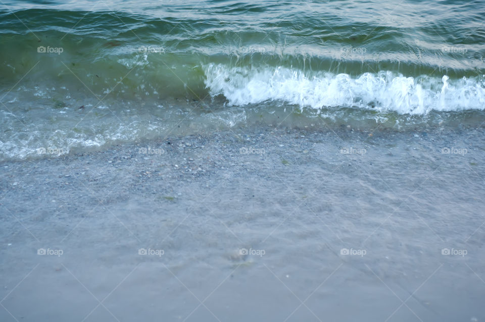 Big wave motion sea water