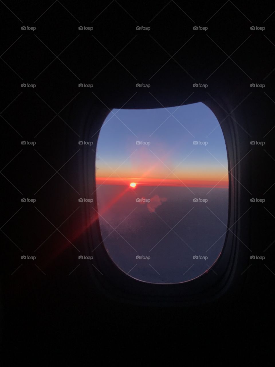 Sunset from the sky