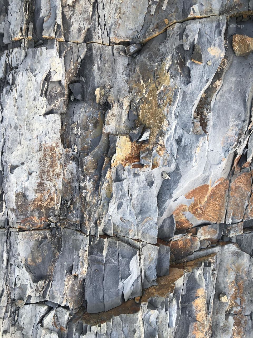 Stone gray yellow macro texture