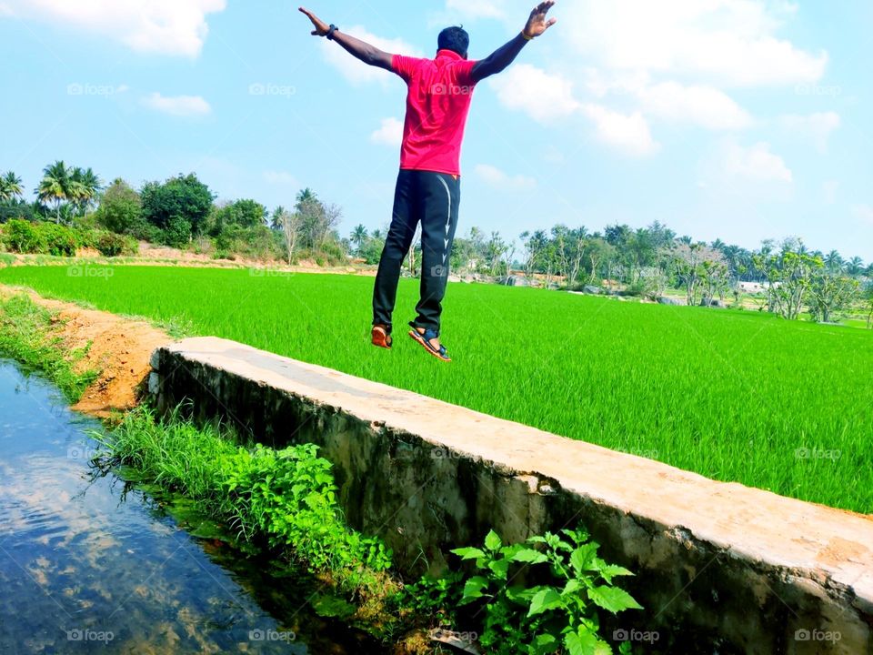nature lover flying on the sky