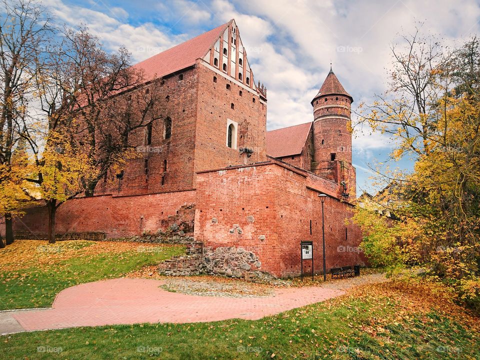 Castle in Olsztyn, Poland