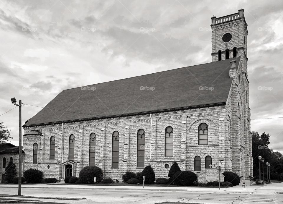 Black and white architecture 