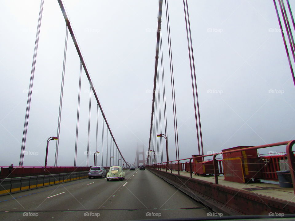 Golden Gate Bridge in the Mist