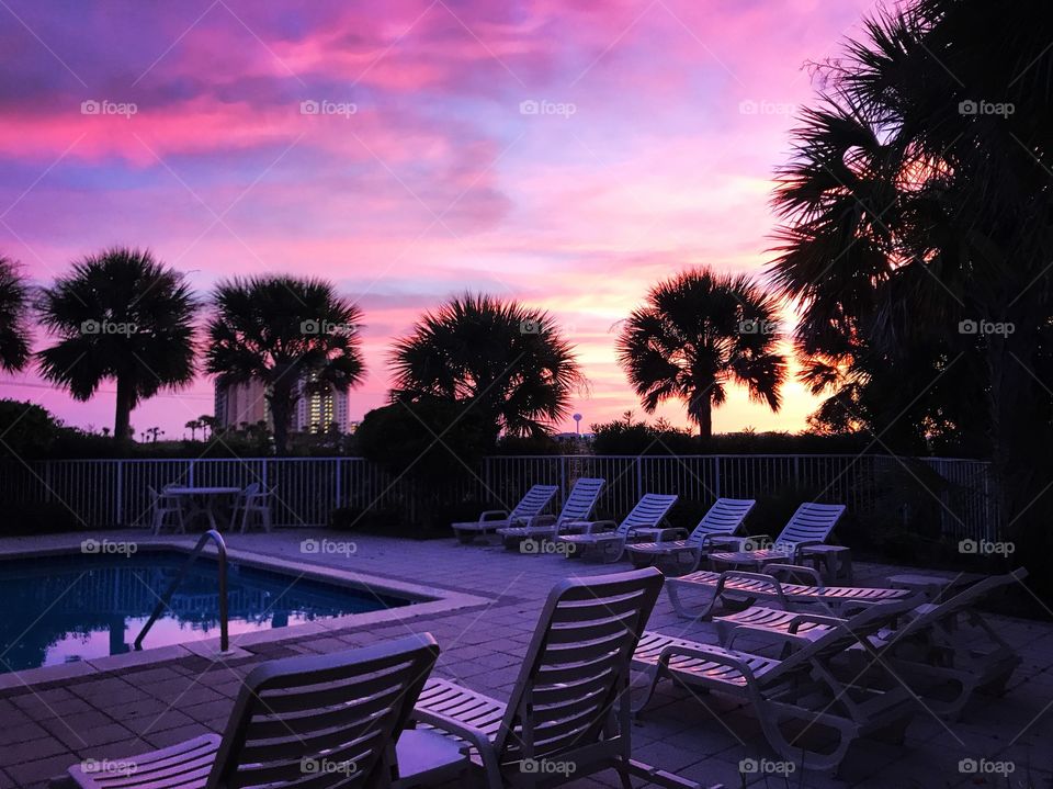Magnificent Florida sunset 
