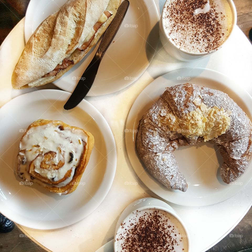 Breakfast of champions at Starbucks