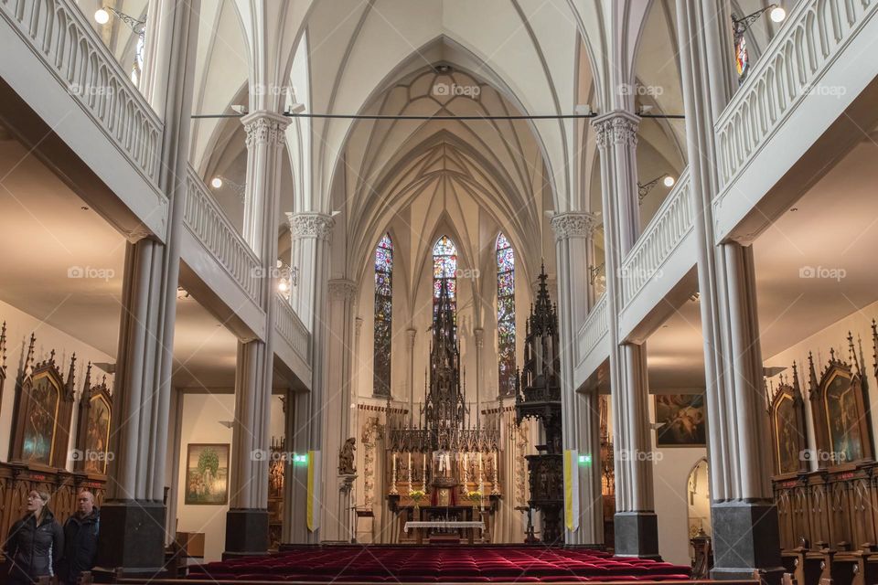 Inside The H.H. Petrus And Pauluskerk Church At Amsterdam The Netherlands 212-4-2024 (2)