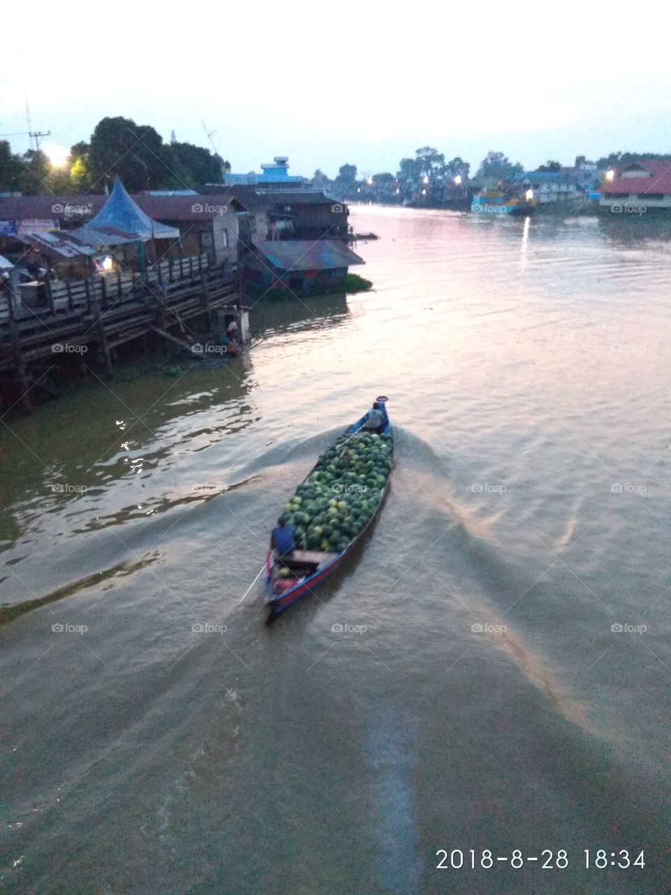 Nagara Dipa River at Borneo Airline.
