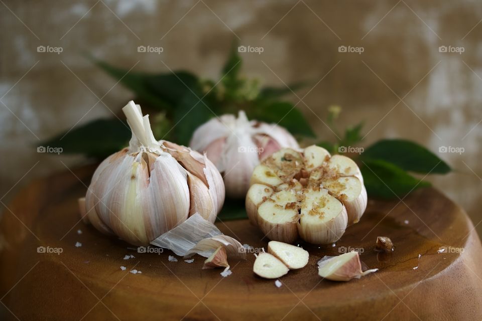 garlic and olive oil