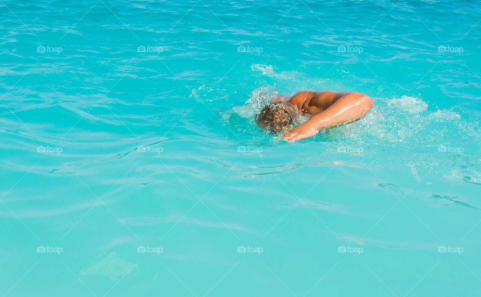 Swimming Navagio Beach