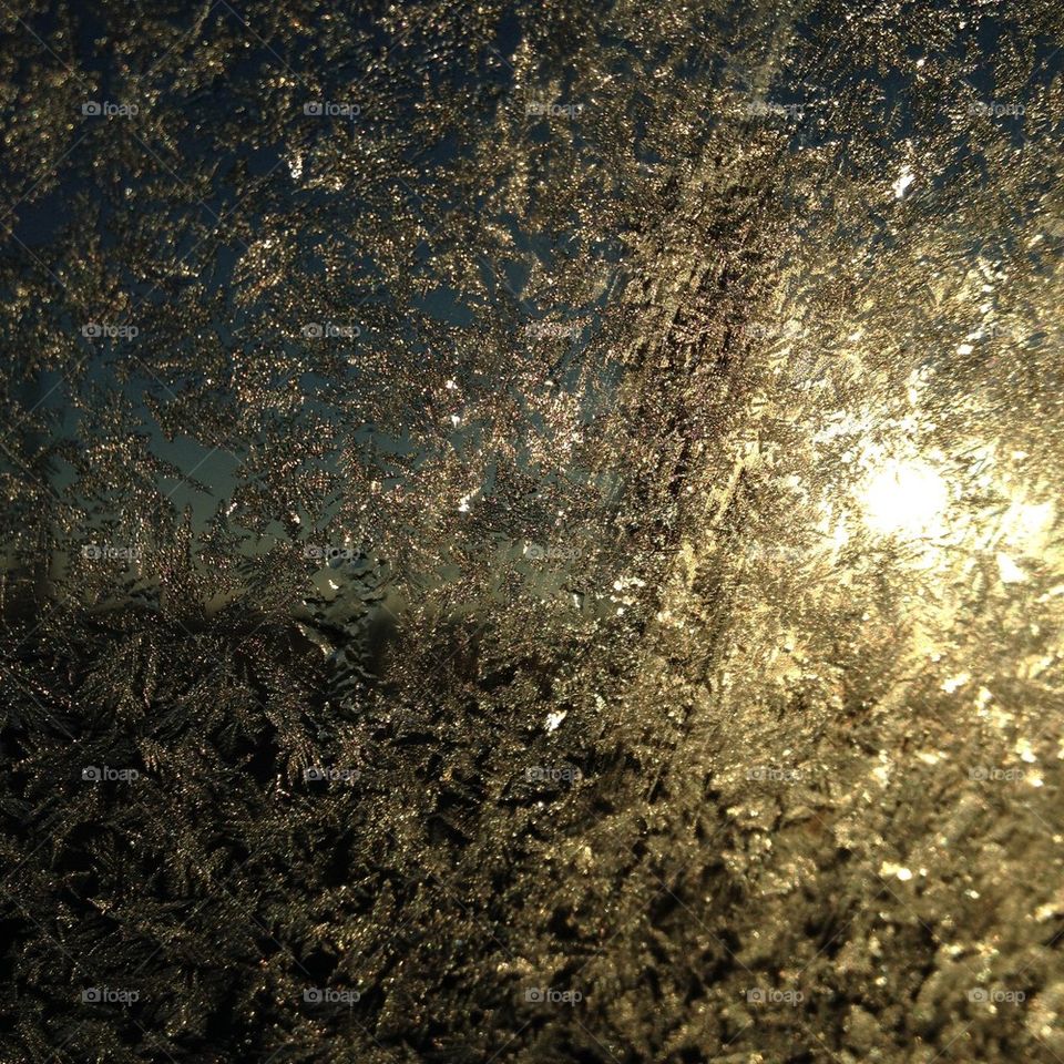 Frosty window