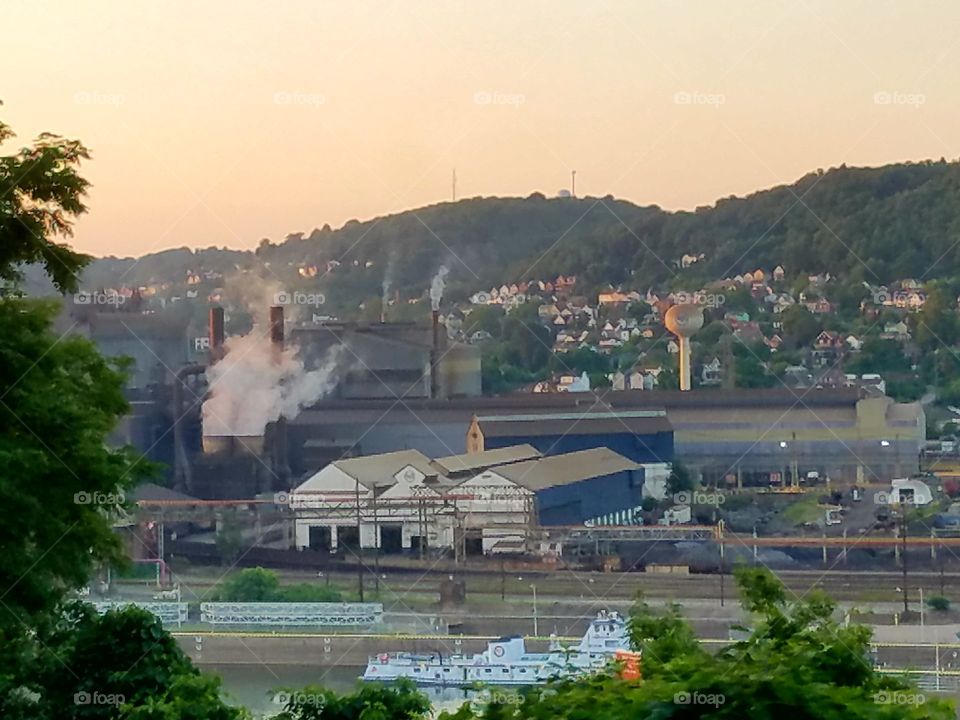 Steel mills from Kennywood